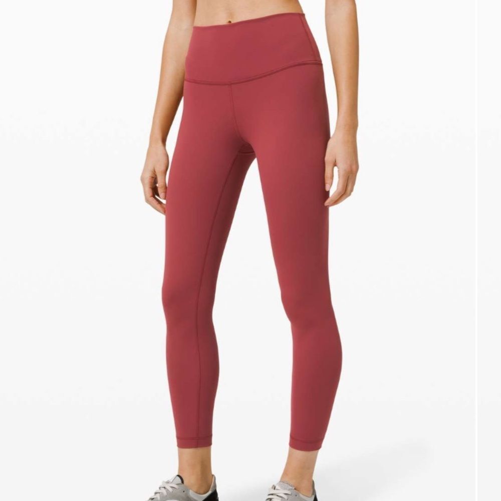 Lululemon Wunder‎ Under High Rise Tight 25” *Full On Luxtreme in Chianti Sz 10